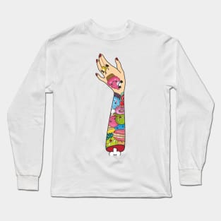 Tattooed Arm Long Sleeve T-Shirt